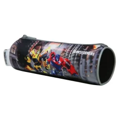 BAGTROTTER Trousse scolaire ronde Transformers Grise