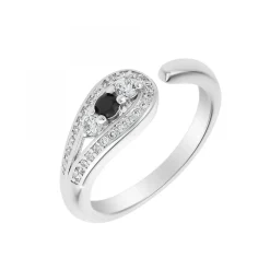 Bague ajustable SC Crystal ornée de Zirconium