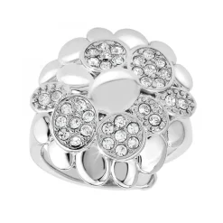 Bague ajustable SC Crystal ornée de Zirconium