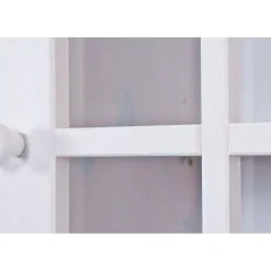 Bahut vaisselier 5 portes 3 tiroirs pin massif MARBELLA