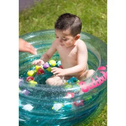 Baignoire bébé gonflable bleu lagon