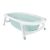 Baignoire Bébé Pliable Badabulle - Ultra Compact - Pieds Antidérapants - Témoin Chaleur - 35L