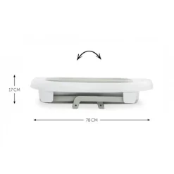 Baignoire Wash N Fold L Blanc/Sauge