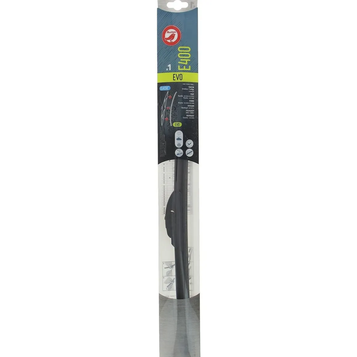 Balai d'essuie-glace EVO E400 40cm pour DACIA FIAT FORD NISSAN PEUGEOT RENAULT