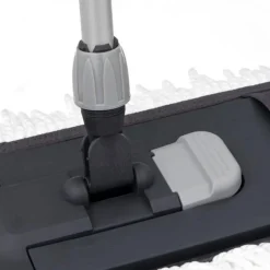 Balai Télescopique Microfibre 2 en 1 138cm Gris