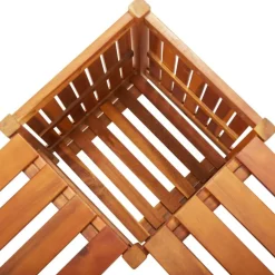 Banc de jardin et jardiniere 117x117x40 cm Bois solide d'acacia