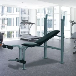 Banc de musculation Fitness entrainement complet dossier réglable curler