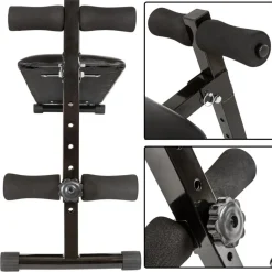 Banc de musculation pliable abdominaux et dorsaux