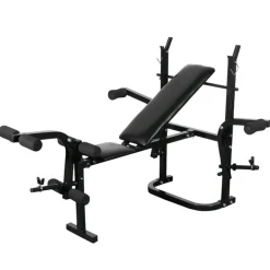 Banc d'entraînement avec support de poids jeu d'halteres 60,5kg