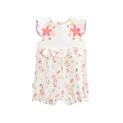 Barboteuse bébé en gaze de coton Fiesta