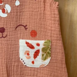 Barboteuse bébé en gaze de coton Mindanao