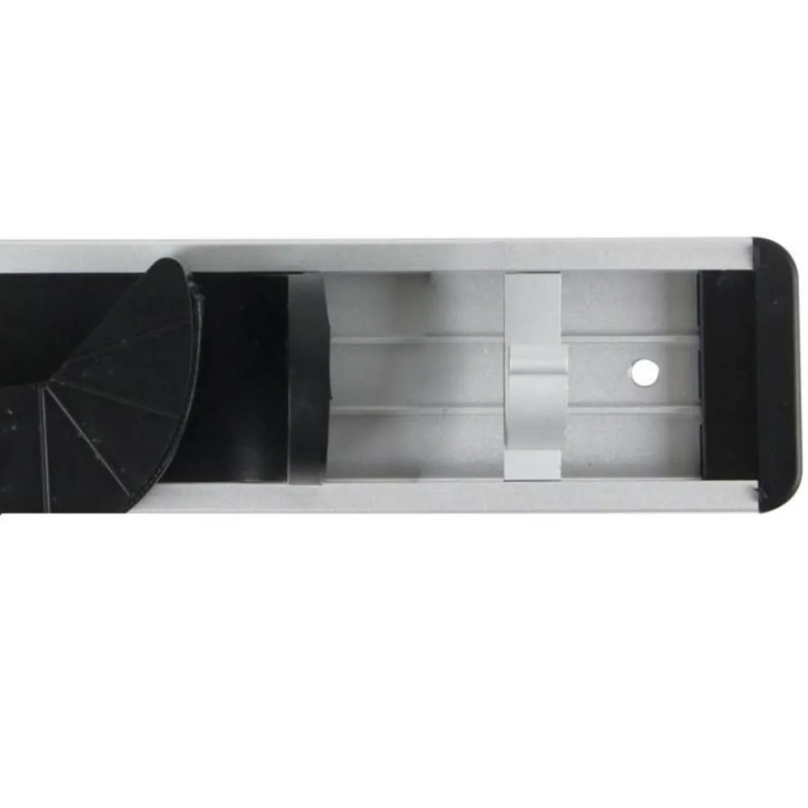 Barre 2 Crochets & 3 Patères Accroche 26cm Gris