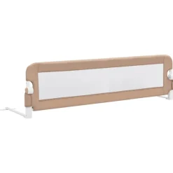 Barriere de lit enfant Taupe 150x42 cm Polyester