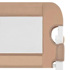 Barriere de lit enfant Taupe 150x42 cm Polyester