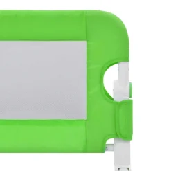 Barriere de securite de lit d'enfant Vert 180x42 cm Polyester