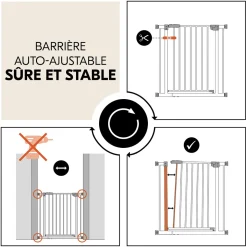 Barrière de sécurité Open N Stop 2 Blanc