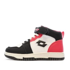 Baskets Blanche//Rose Garçon Lotto Ravenne