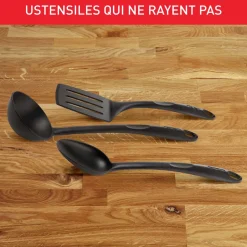 Batterie de cuisine 8 pièces tous feux dont induction DARKSTONE