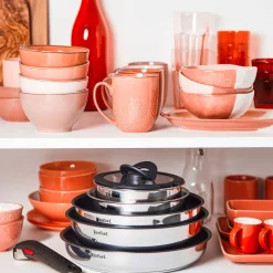 Batterie de cuisine inox 13 pièces tous feux dont induction EMOTION