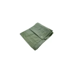 Bâche de protection verte - 4 x 5m - 70gr/m²