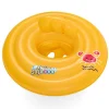 Bestway Flotteur Gonflable 3 Anneaux Siège Bébé 76x76 cm 1 à 2 Ans Jardin, Piscine et Plage 32050