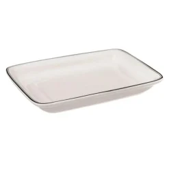 Beurrier en Porcelaine Bistrot 19cm Blanc