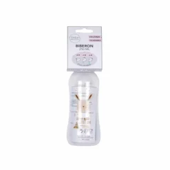 Biberon Col Étroit Lapin 250ml Beige
