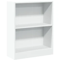 Bibliotheque Blanc 60x24x76 cm Bois d'ingenierie