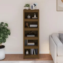 Bibliotheque Marron miel 50x35x154 cm Bois de pin massif