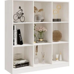 Bibliotheque/Separateur de piece 104x33,5x110 cm pin massif