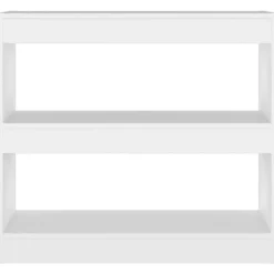 Bibliotheque/Separateur de piece Blanc 80x30x72 cm