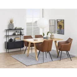 Bibliothèque en MDF et métal avec 2 étagères et 2 portes coulissantes - Noir