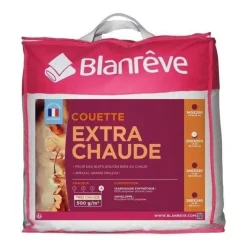 BLANREVE Couette extra chaude en microfibre - 200 x 200 cm - Blanc