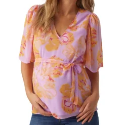Blouse de Grossesse te/Orange Femme Vero Moda Maternity Dino