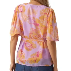 Blouse de Grossesse te/Orange Femme Vero Moda Maternity Dino