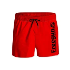 Boardshort court garçon avec ceinture demi-élastiquée