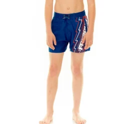 Boardshort court garçon ceinture demi-élastiquée Eclair