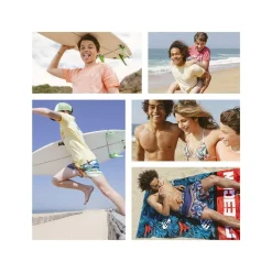 Boardshort court homme ceinture tout-élastiquée