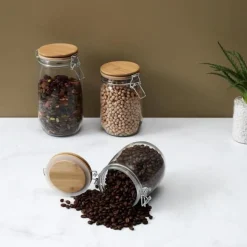 Bocal de Conservation Nourriture 1L Transparent