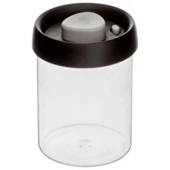 Bocal en Verre Hermet 0,6L Transparent & Noir
