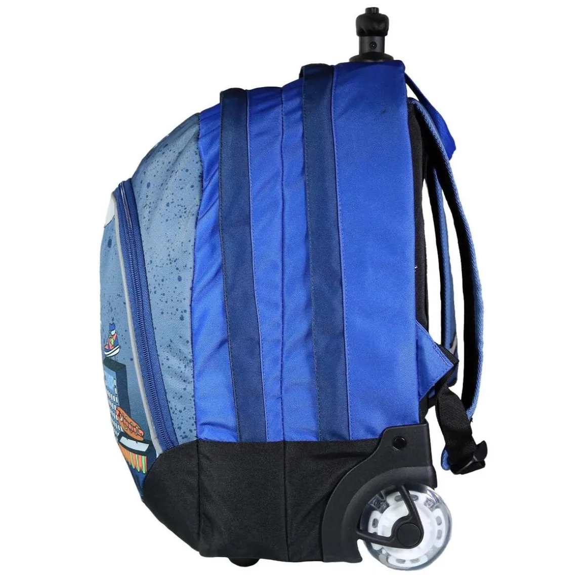 Bodypack Sac à dos à roulettes 2 compartiments Monster Bleu