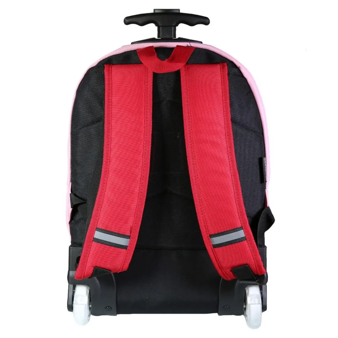 Bodypack Sac à dos à roulettes 2 compartiments Paysage Fleuri Rose