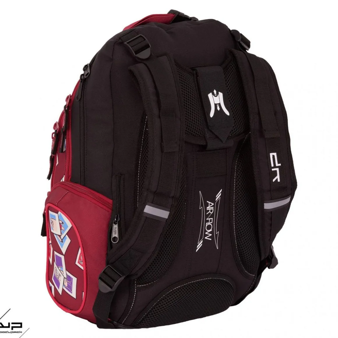 BODYPACK Sac à dos recyclé dos réglable Insta Rouge