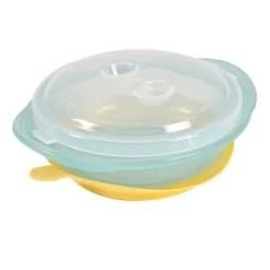 Bol Antidérapant Couvercle 260ml Transparent