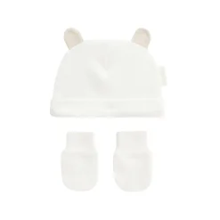 Bonnet bébé et moufles anti-griffures Baby Panda