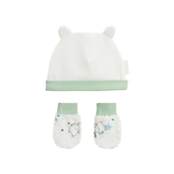 Bonnet bébé et moufles anti-griffures Chatmallow