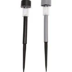 Borne solaire en plastique H30cm LED blanche