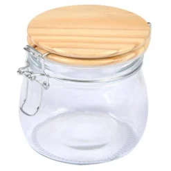 Boîte de Conservation Hermétique Bambou 0,45L Beige