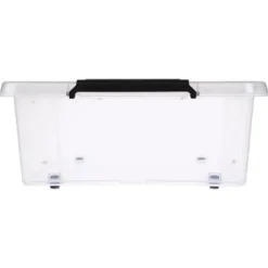 Boîte de Rangement Clip 22L Transparent