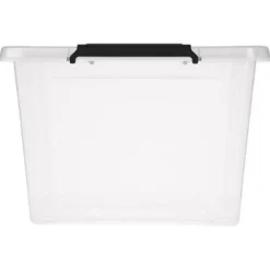 Boîte de Rangement à Clip N Box 32L Transparent